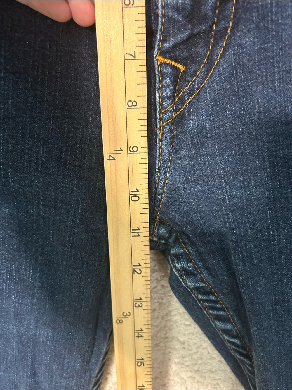 True Religion Ricky Relaxed Straight Jeans Men’s 36 Denim. Flaw See Pics - Picture 3 of 13
